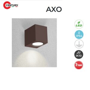 Applique LED AXO Monodirezionale IP54 Corten GU10